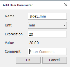 path to acess parameters